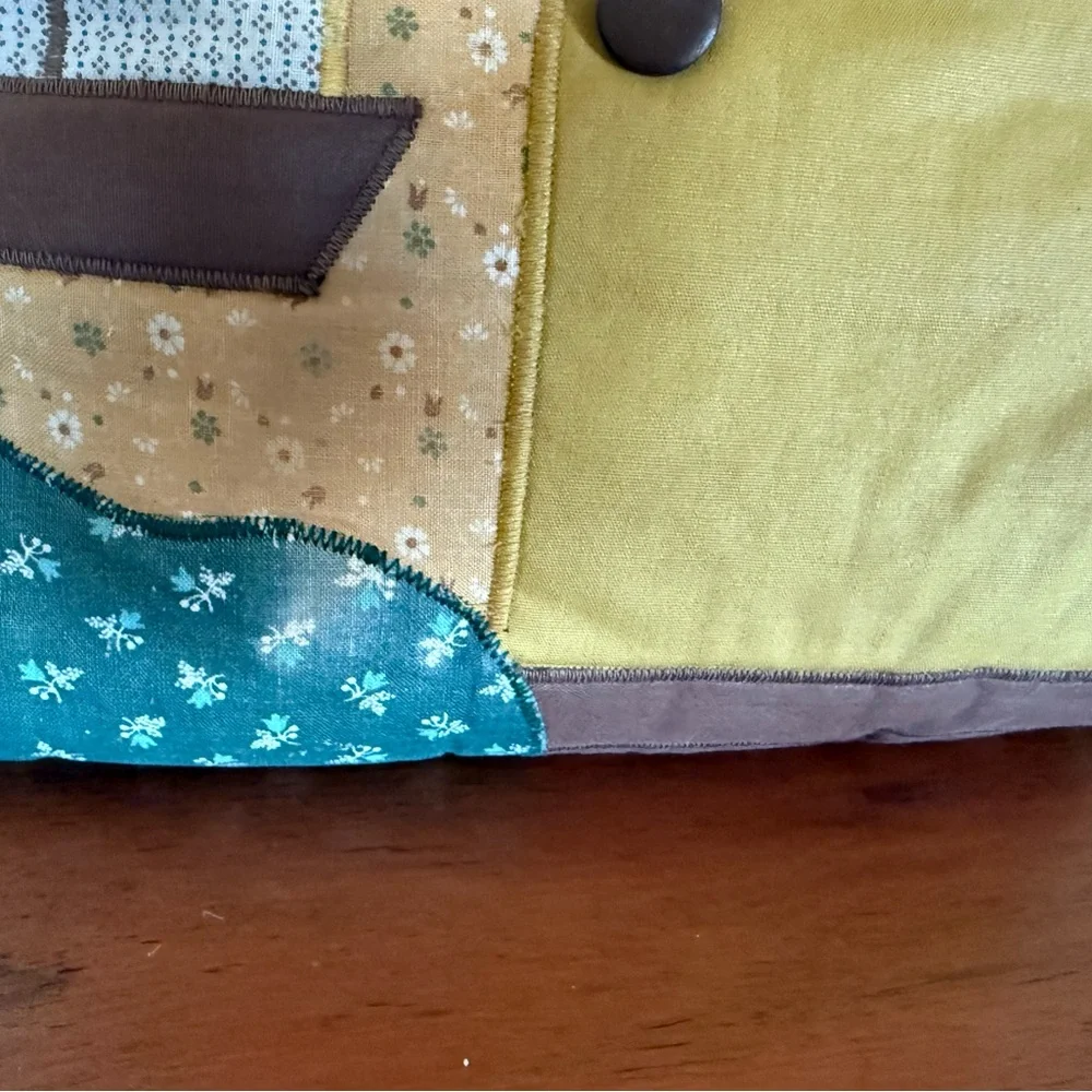 Patch‎ Victorian House Pillow 12x16” Appliqué Quilt Pattern decor